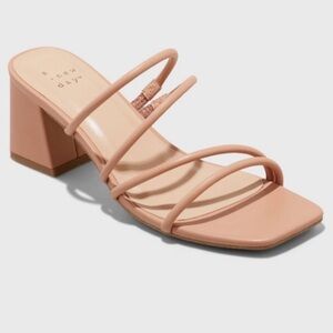 A New Day Women's Blakely Nude Strappy Heels